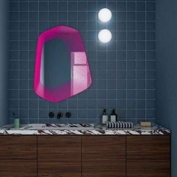 miroir mural noir