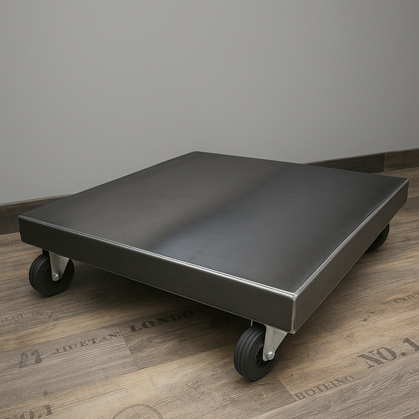 Table basse sur roulettes