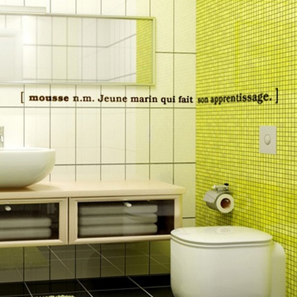 Sticker Mural Mousse Definition Stickers Phrase