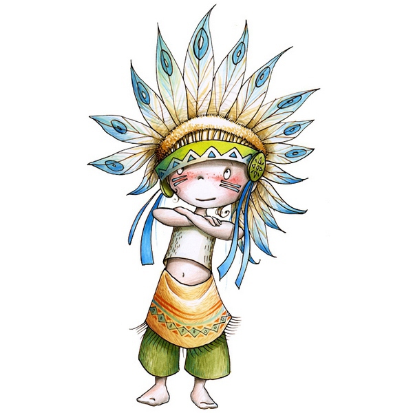 Sticker Enfant Indienne Stickers Chambre Enfant Sticker Enfant Indienne Stickers Chambre Enfant