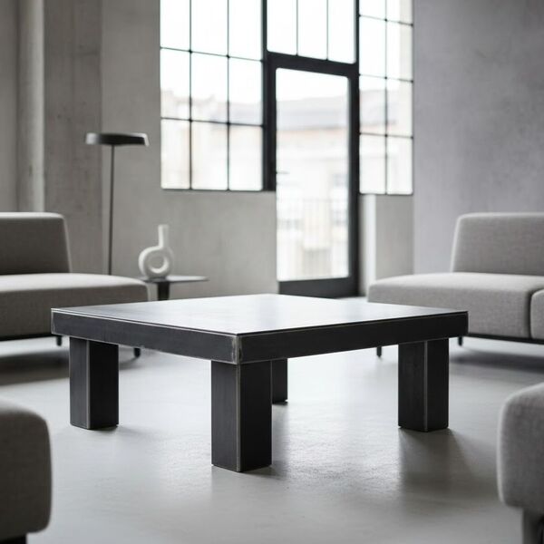 Table de salon industrielle