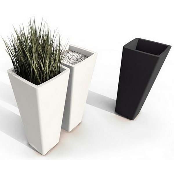 Pot de fleurs design ALL SO QUIET noir blanc Mobilier de Pot de fleurs design ALL SO QUIET noir blanc Mobilier de