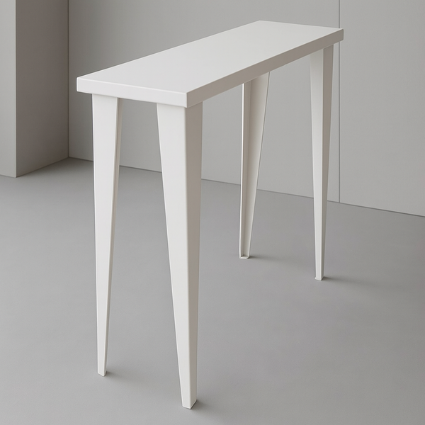 Console design blanche