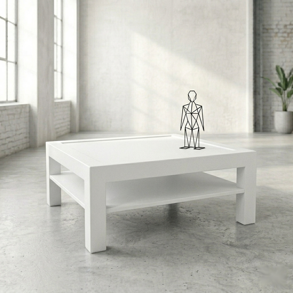 Table basse design blanche