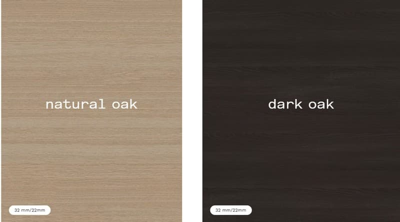 couleur chêne table à manger