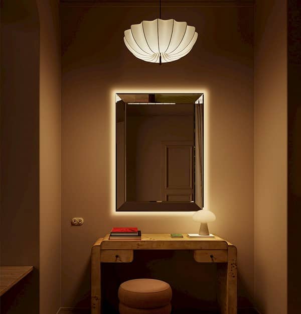 miroir rectangle lumineux rétroéclairé chambre miroir rectangle lumineux rétroéclairé chambre