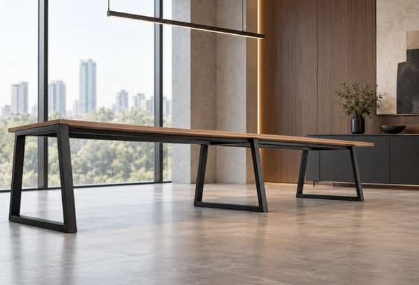 piètement grande table trapeze fermé 3 pieds piètement grande table trapeze fermé 3 pieds