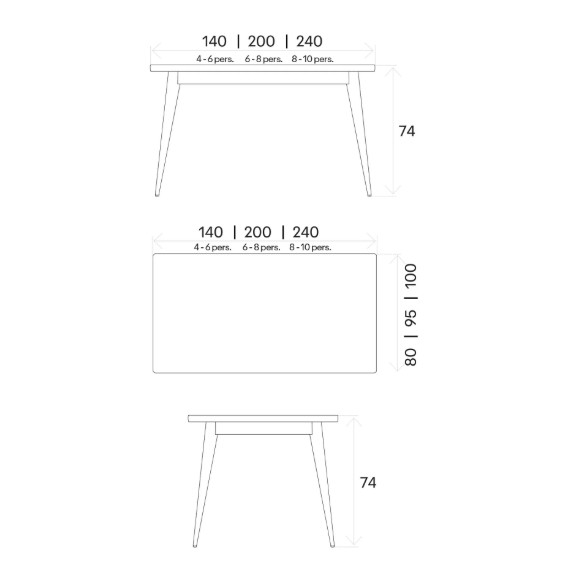 plan table 55 tolix