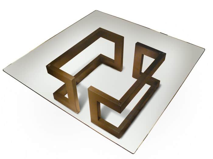 table basse verre design