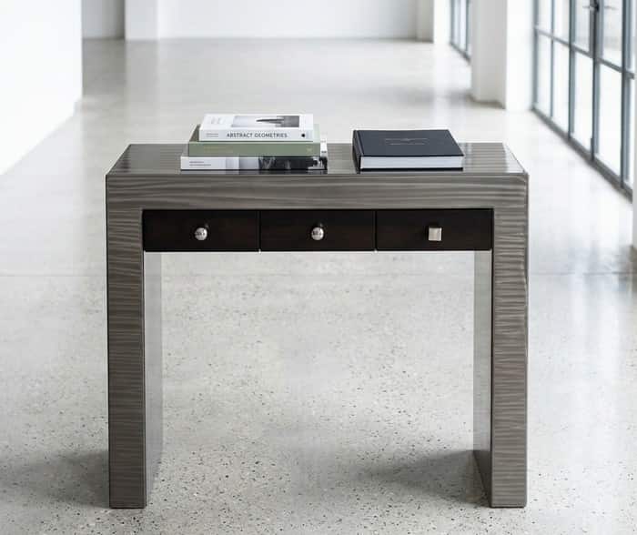 table console métal tiroir