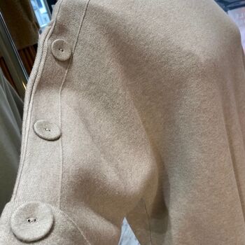 Pull col cheminée ultra-tendance - Maille épaisse & gros boutons - Confort absolu jusqu'à la taille 46