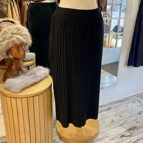 Jupe Longue Maille Épaisse Hiver - Confort Absolu - Taille Élastique jusqu'au 44