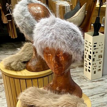 Bandeau fausse fourrure - Douceur & Élégance pour l'hiver