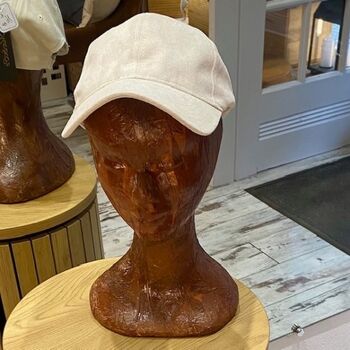 Casquette en Suédine Unie