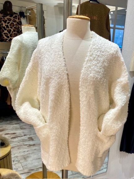 Gilet Bouclette Mi-Long Rock & Roll