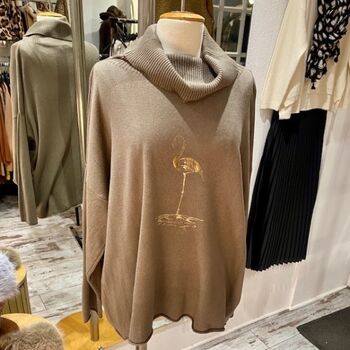 Pull Grande Taille Col Roulé