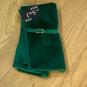 Mitaines en Fausse Fourrure