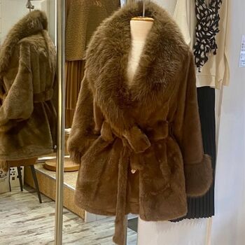 Manteau Fausse Fourrure