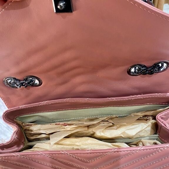 Sac à Main Cuir Rose