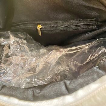 Banane Blanche en Fausse Fourrure