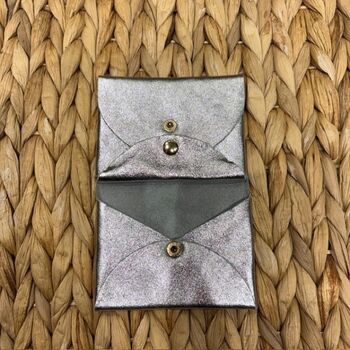 Porte-monnaie pliant cuir