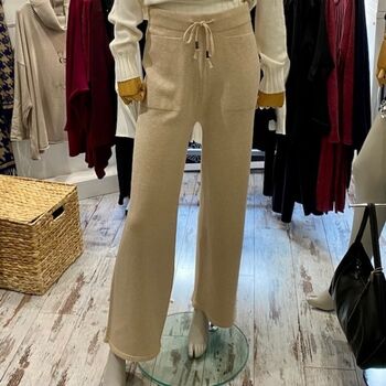 Pantalon maille ample