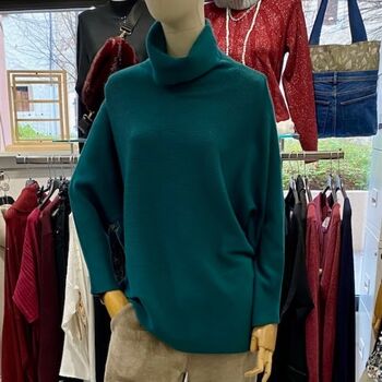 Pull oversize à col roulé