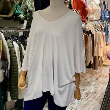 Pull maille fine oversize