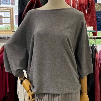 Pull court manches chauve-souris