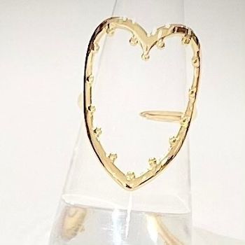 Bague COEUR DORÉ