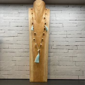 Sautoir Coquillage et Pompon