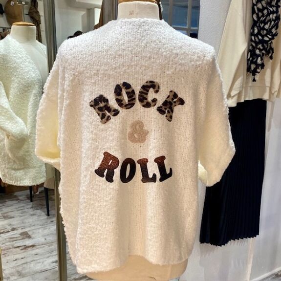 Gilet Bouclette Mi-Long Rock & Roll