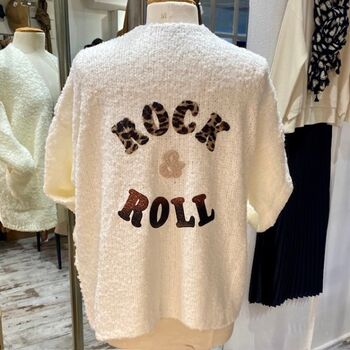 Gilet Bouclette Mi-Long Rock & Roll