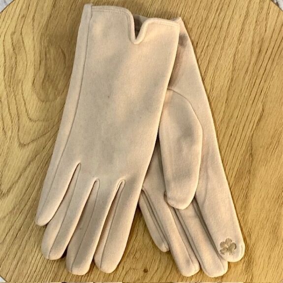 Gants Viscose Beige