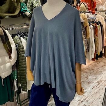 Pull maille fine oversize