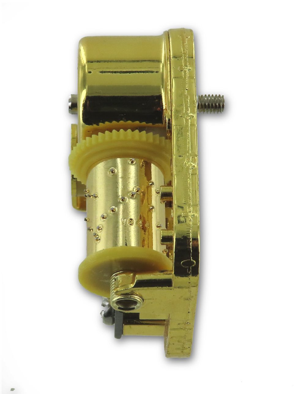 Carillon Animato A Forma Di Delfino In Metallo Dorato Con Cristalli Austriaci, Suona Per Elisa, 12x8x8 Cm