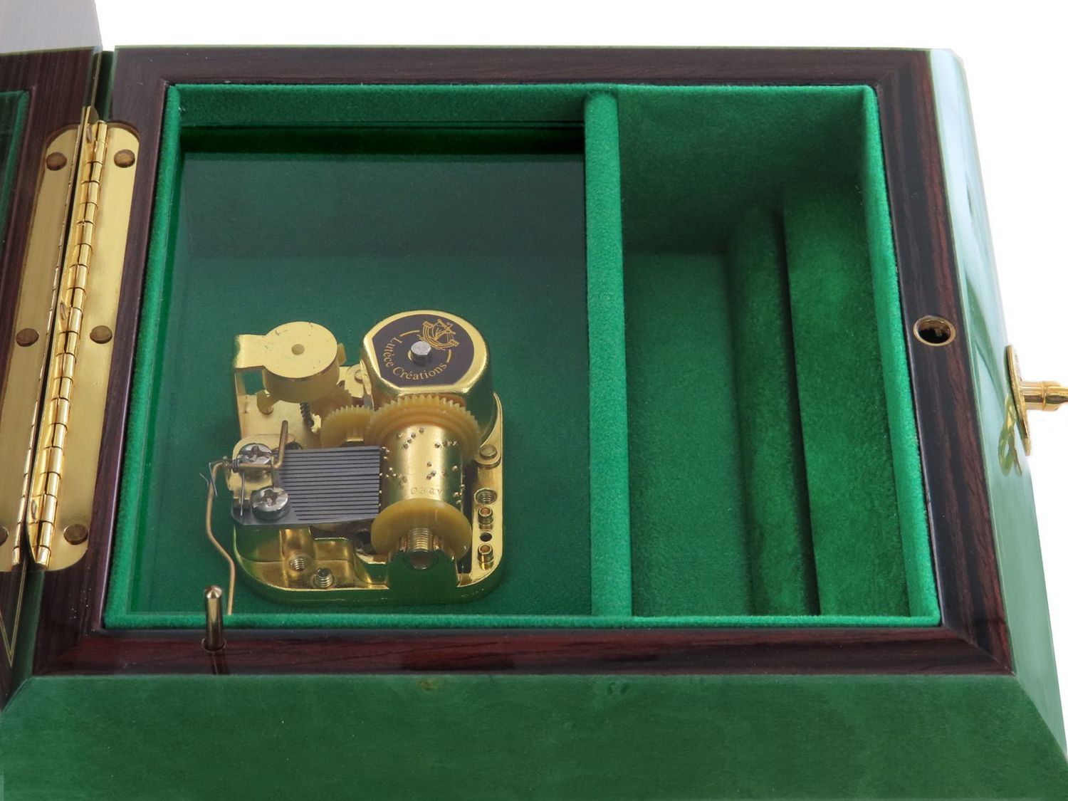 Lutèce Créations Boîte à Usique/boîte à Bijoux Usicale En Bois Assif