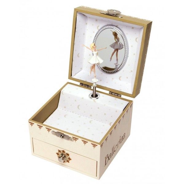 Carillon portagioie con ballerina e meccanismo musicale tradizionale di carillon 18 note - Codice di questo carillon portagioie con ballerina : 22047 Carillon portagioie con ballerina e meccanismo musicale tradizionale di carillon 18 note - Codice di questo carillon portagioie con ballerina : 22047