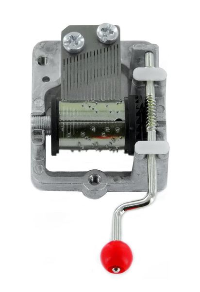 Meccanismo Carillon Musicale 18 Note - Carica Manuale Con Chiave A Farfalla, Melodia Greensleeves - Foto 12