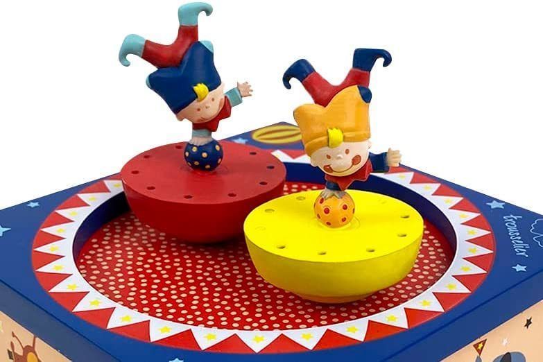 Youtang 18 Note Aufzieh Spieluhr Aus Holz Mit Spiegel Play Lila