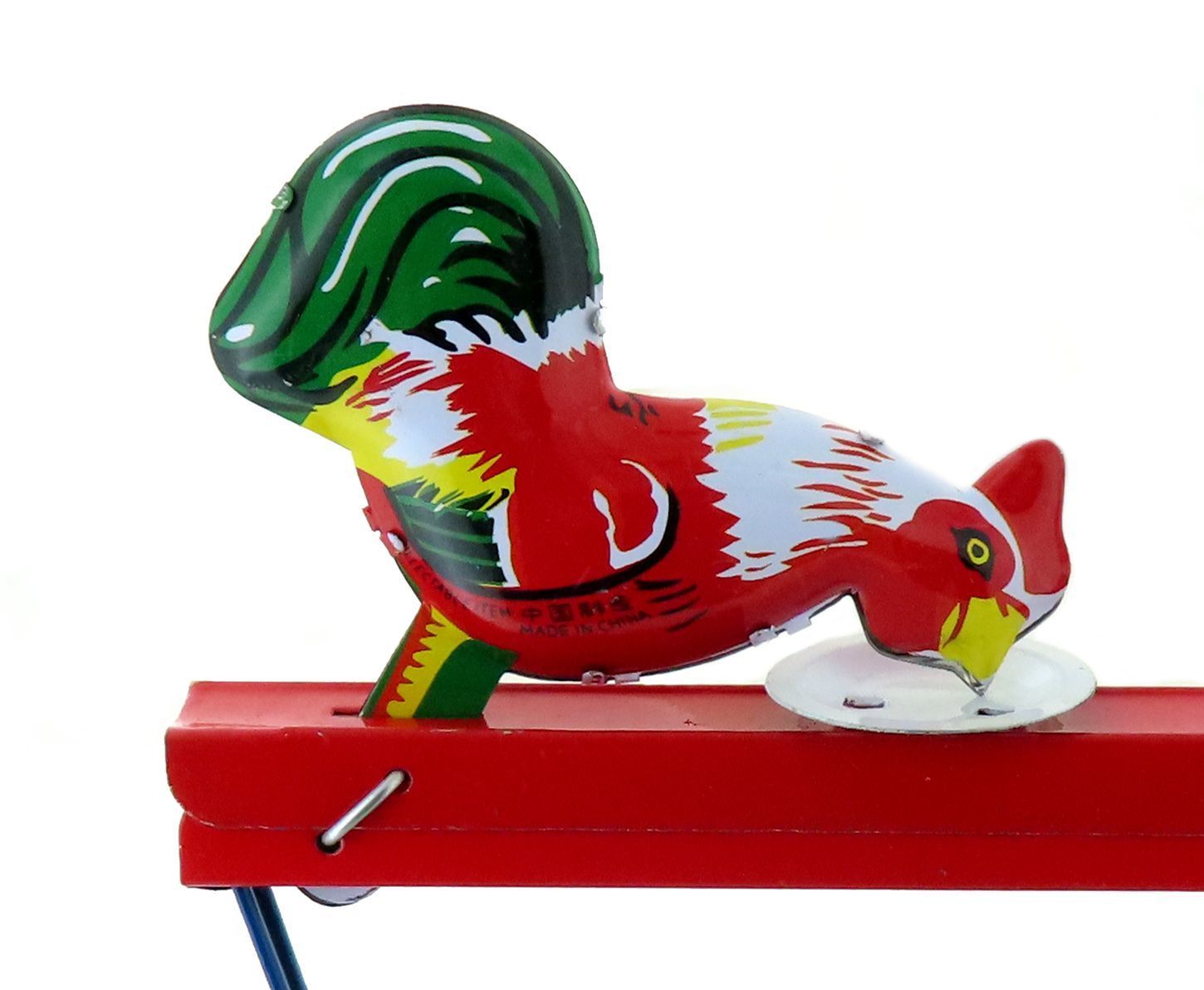 ANCIEN JEU RUSSE De La Poule Qui Picore En Bois / Made In Ussr Russie