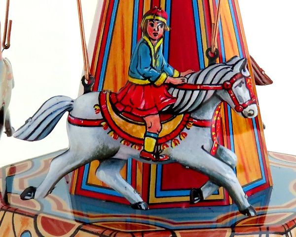 ANCIEN JOUET DE Bazar Mecanique Plastique - Carroussel Manege Course De Chevaux EUR 15,00 - FR ANCIEN JOUET DE Bazar Mecanique Plastique - Carroussel Manege Course De Chevaux EUR 15,00 - FR