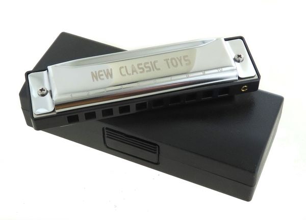 Lega Di Metallo Kazoo Armonica A Bocca Flauto Regalo Per - Foto 2