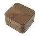 Small music box / musical box made of dark wood - Item# of this music box / musical box: BOITE-MUSIQUE-MAR02.