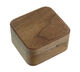 Small music box / musical box made of dark wood - Item# of this music box / musical box: BOITE-MUSIQUE-MAR14.