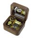 Piccolo carillon / piccola scatola musicale di legno scuro - Riferimento di questo carillon / di questa scatola musicale: BOITE-MUSIQUE-MAR15.