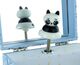 Carillon portagioie / carillon Trousselier con panda danzante e tradizionale meccanismo musicale a molla da 18 note - Riferimento di questo carillon portagioie / carillon: 20-810.