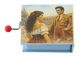 Caixa de música com manivela em forma de livro - Código desta caixa de música com manivela: 1771.