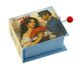 Caixa de música com manivela em forma de livro - Código desta caixa de música com manivela: 1771.