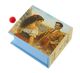Caixa de música com manivela em forma de livro - Código desta caixa de música com manivela: 1771.